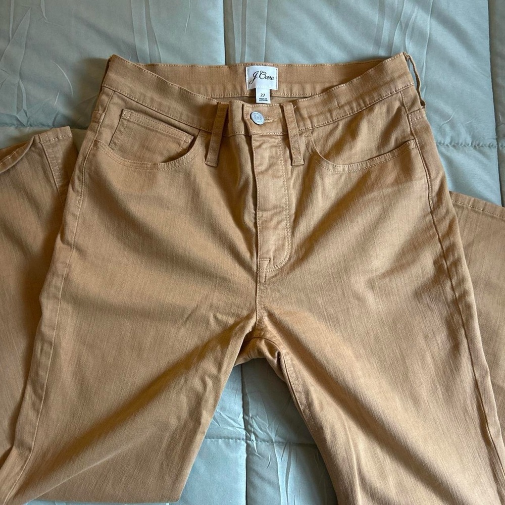 J. Crew Tan Flared Pants